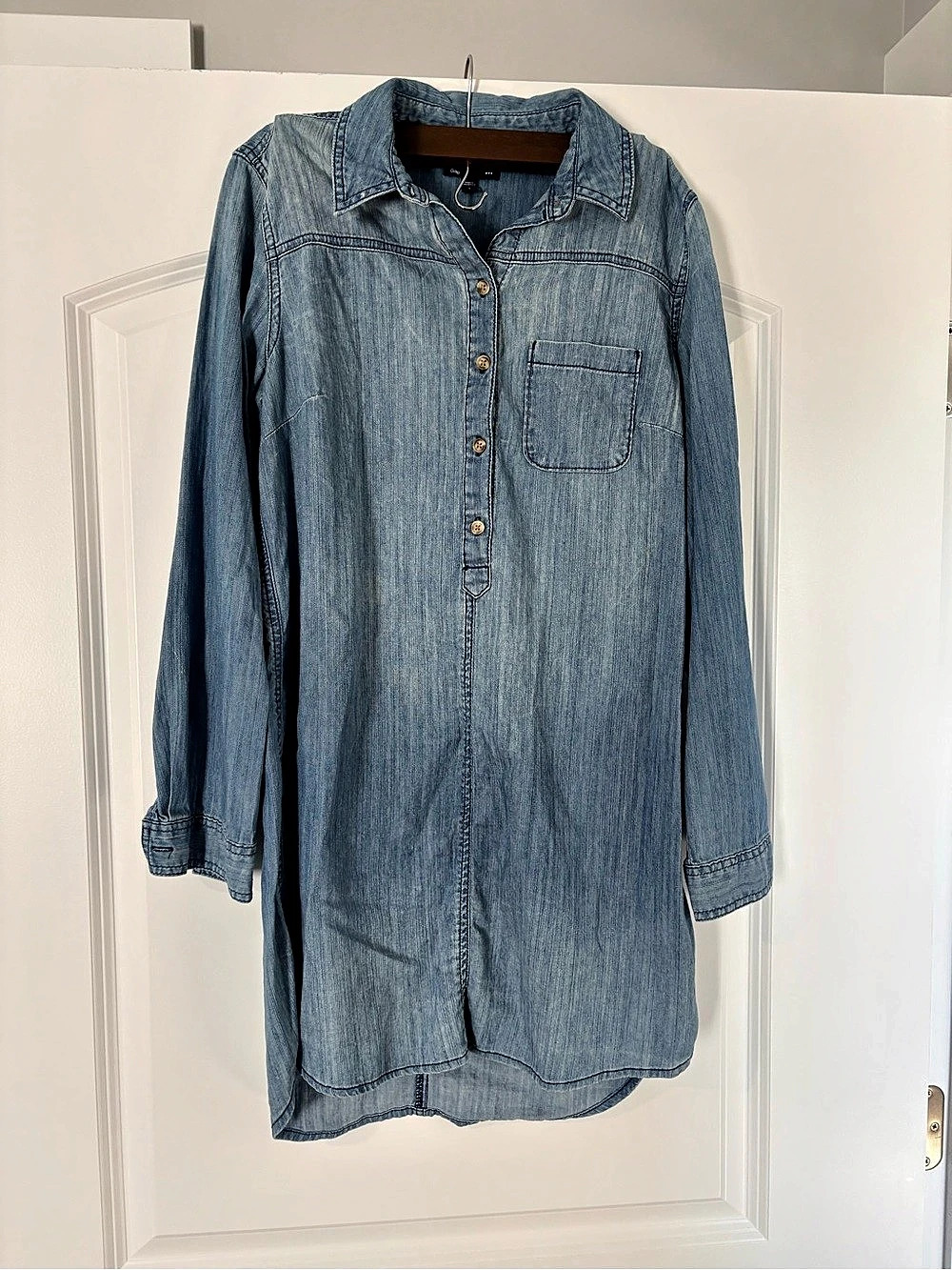 Gap Denim Tunic dress Button Down